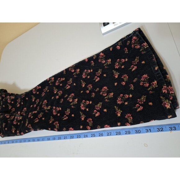 SO Floral Dress Velvet‎ Dark Cottagecore Retro Western Babydoll - Picture 9 of 10